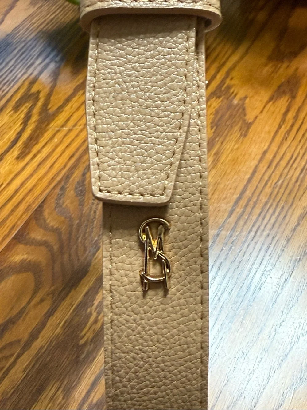 Women's Vegan Faux Leather Belts in Tan and Maroon Set of 2